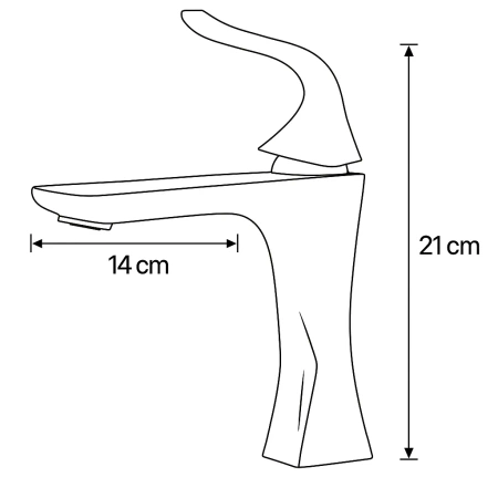UMÝVADLOVÁ BATÉRIA ALBA STOJACA NÍZKA S-1142G ZLATÁ