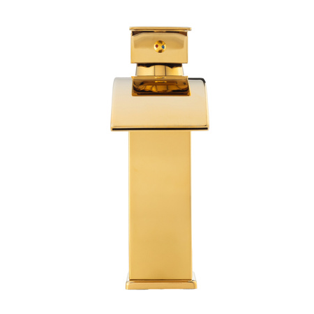 UMÝVADLOVÁ BATÉRIA CASCADE NÍZKA STOJACA SEM-1001G ZLATÁ