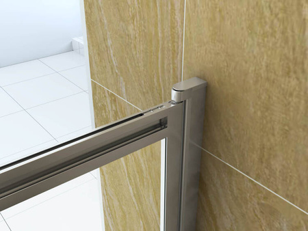 SPRCHOVÁ ZÁSTENA SPENCER 2-KRÍDLOVÁ 85X150 POSUVNÁ CHRÓMOVÁ