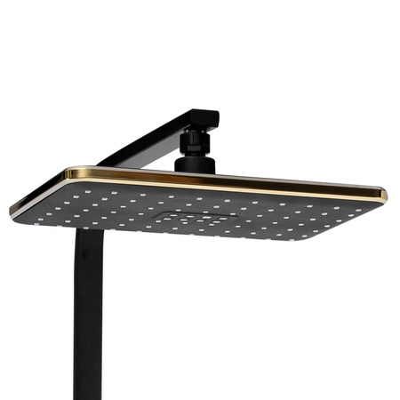 SPRCHOVÁ SÚPRAVA NÁSTENNÁ CUBO S-1067BG ČIERNA/ZLATÁ