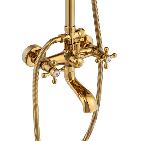 SPRCHOVÁ SÚPRAVA NÁSTENNÁ RETRO CAMILLA S-1197G ZLATÁ