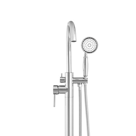 Voľne stojaca vaňová batéria ROSA Retro S-1221 chróm