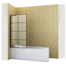 MADISON+ SPRCHOVÁ ZÁSTENA 1-KRÍDLOVÁ 70X140 FIX ČIERNA