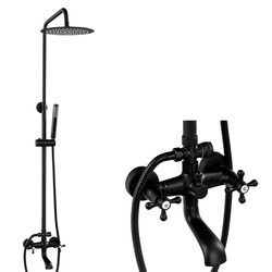 SPRCHOVÁ SÚPRAVA NÁSTENNÁ RETRO CAMILLA S-1197B ČIERNA