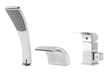 TROJOTVOROVÁ VAŇOVÁ BATÉRIA CASCADE NA VAŇU S-1169 CHRÓM