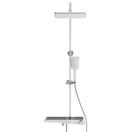 SPRCHOVÝ SET NÁSTENNÝ LIVIA S-1205CW CHRÓM/BIELY