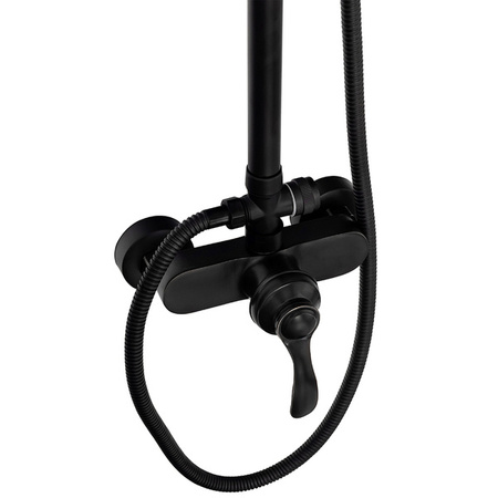 RETRO SPRCHOVÁ SÚPRAVA LORENZA NÁSTENNÁ S-1189B ČIERNA